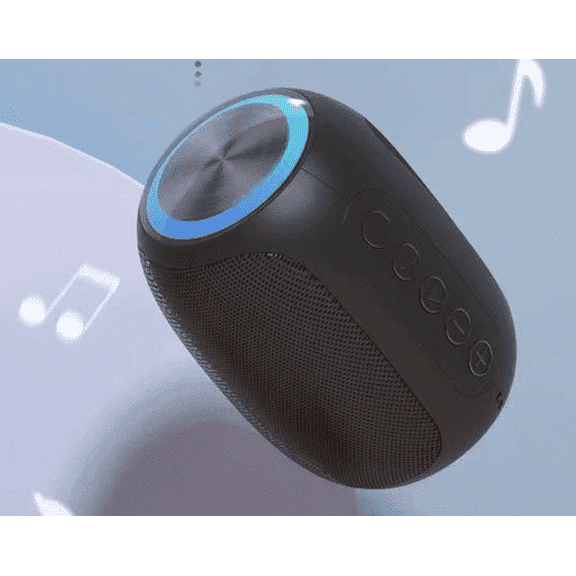 A66 Mini Portable Bluetooth 5.0 Speaker, 5W HD Sound with Card Slot, Voice Prompt & Noise-Canceling Mic, Low Latency, 100Hz-20KHz, Ideal for Home, Car, Outdoor Fitness