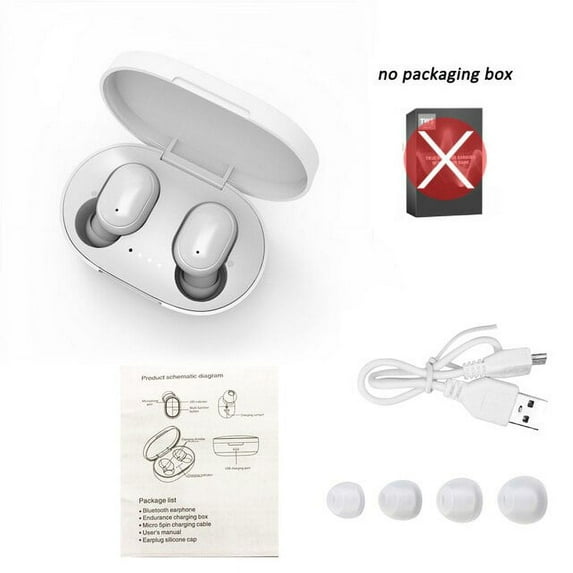 A6s Tws Wireless Bluetooth Headset, Sports Stereo Device With Microphone And Smart Phone Charging Box.pk I12s I9000 I100000 - Earphones & Headphones