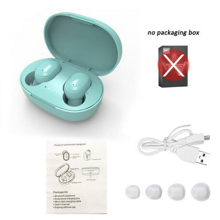 A6s Tws Wireless Bluetooth Headset Sports Stereo Device With Microphone And Smart Phone Charging Box.pk I12s I9000 I100000 Earphones Headphones Walmart