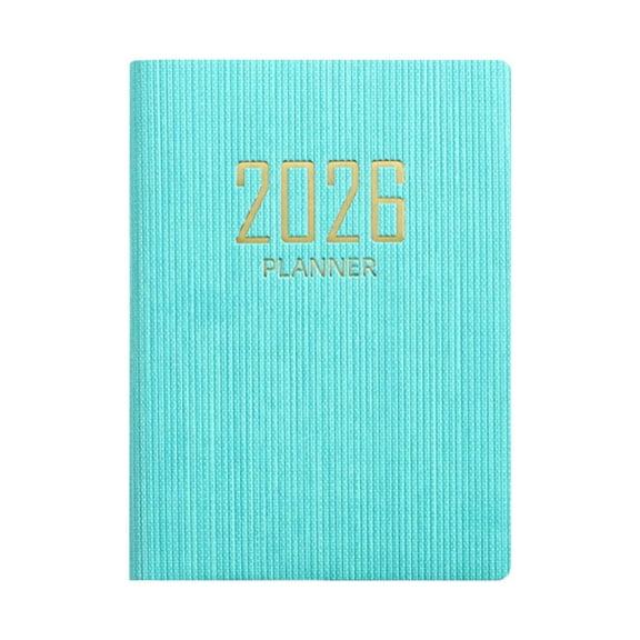A7 2026 Weekly & Monthly Planner, Small Daily Planner 2026, Compact Pocket Notebook, 128 Ink-Proof Pages, Portable Day Designer Calendar for Work, School, Note Take & Office Use, 4.2 x 3.1 Inch