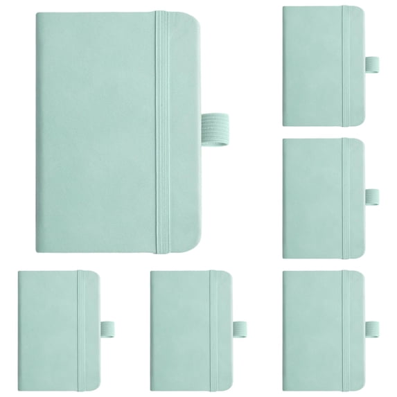 A7 5-Pack Thickened Softcover Sewn Notebook, Smooth Bleed-Proof Paper for Student Daily Writing and Bullet Journaling, Portable Pocket Journal with Pen Case, Value Pack for Year, By Harlik