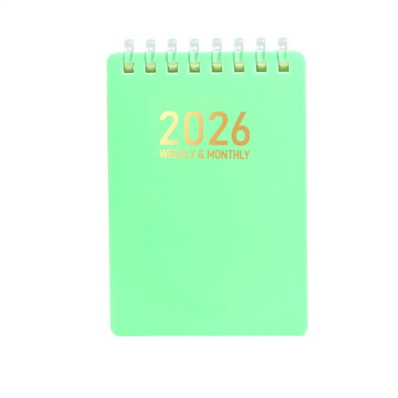 A7 Binder 8 Ring Notebook with Dividers Planner Binder,Include Planning Square Ruled and Dotted Pages for, Office, Home,Work&Daily (Green)