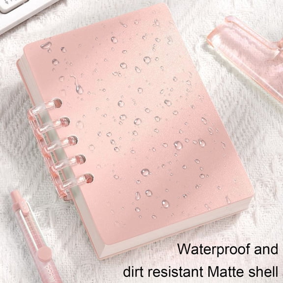 A7 Creative Loose Leaf Memo Notebook, Cartoon Cute Pocket Flip Notebook, 120 Pages Premium Thick Paper Top Coil Notepad, Mini Journal With Multiple Cover Colors For Office Recording And Gift Use