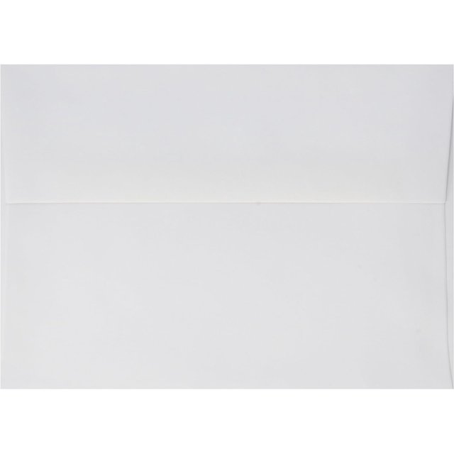 A7 Envelopes (5.25"X7.25") 100/PkgWhite, White