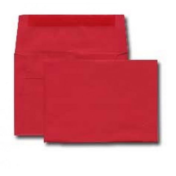 A7 Invitation Envelope - Astrobright - 24# ReEntry Red (5 1/4 x 7 1/4) - Announcement Envelope Series (Pkg of 10)