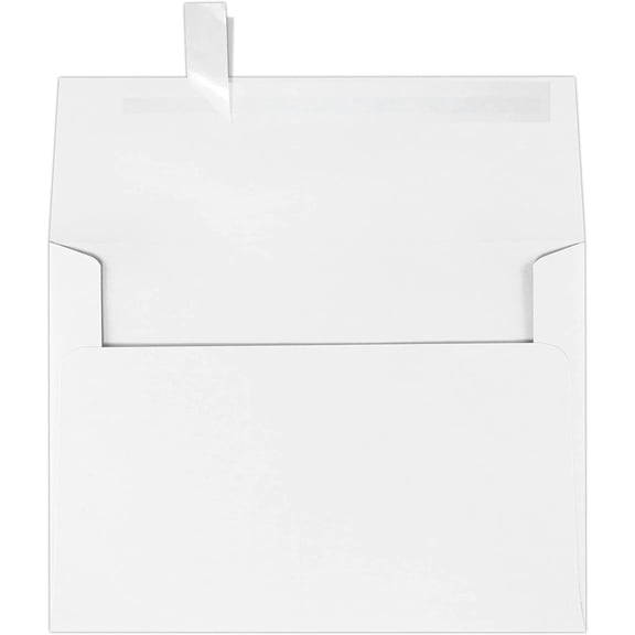 A7 Invitation Envelopes | Peel & Press | 5 1/4" x 7 1/4" | Bright White | 80lb. Text | 1,000 Qty