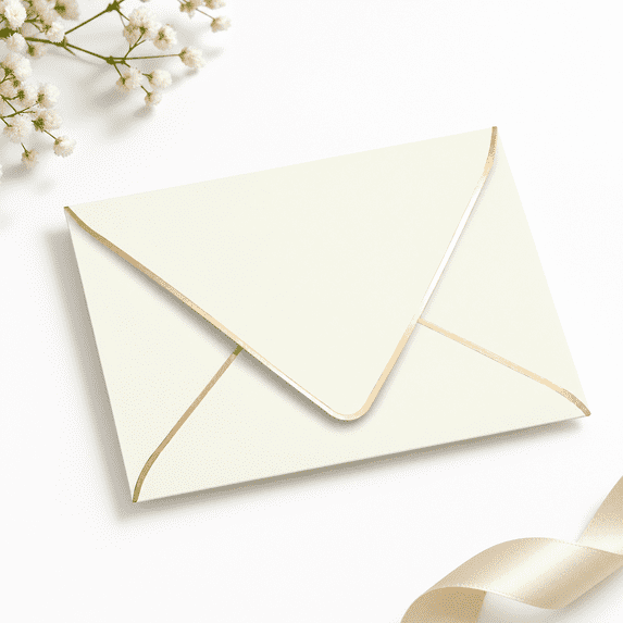 A7 Ivoy Envelopes 5 X 7 With Border - 50 Pack For 5x7 Cards| Quick ...