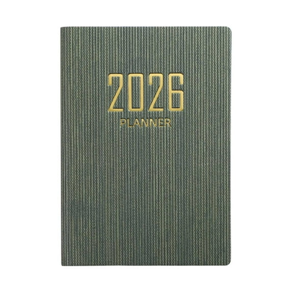 A7 Mini Daily Planner Notebook for 2026, Ultra-Portable Pocket Organizer with Calendar, Compact Schedule Book for Task Management, Travel Journal, and On-the-Go Planning