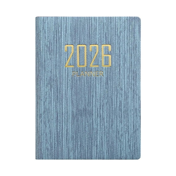 A7 Mini Daily Planner Notebook for 2026, Ultra-Portable Pocket Organizer with Calendar, Compact Schedule Book for Task Management, Travel Journal, and On-the-Go Planning