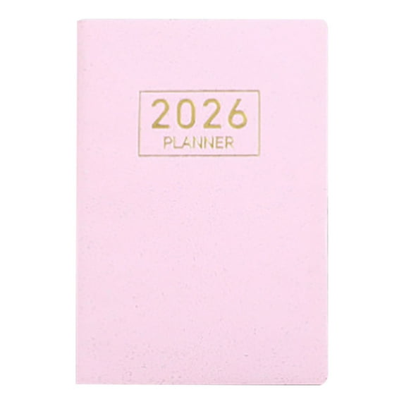 A7 Mini Daily Planner Notebook, Travel Journal Organizer, with Calendar Layout, Portable for School, Office, Home Use, Perfect for Students and Professionals