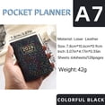 thumbnail image 1 of A7 Mini Notebook - Daily Planner, Organizer & Travel Journal - 106x78mm - School, Office & Home Use - Writing Notebook with Calendar - 1PC (Multiple Colors), 1 of 1