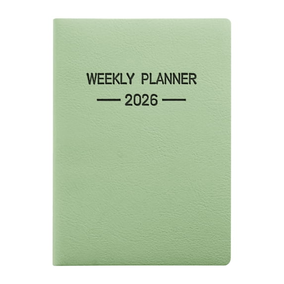 A7 Mini Notebook Organizer Planner Daily Diary Travel Journal with 64 Pages, Compact Lightweight, Multi-function Writing Notebook for Work, Home, and On-the-Go
