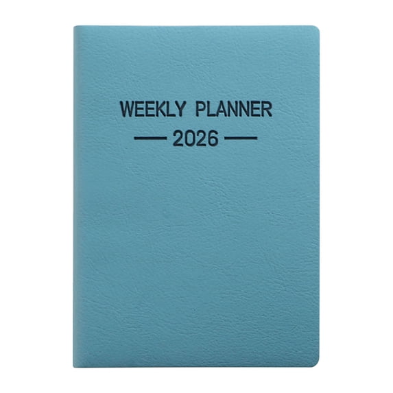 A7 Mini Notebook Organizer Planner Daily Diary Travel Journal with 64 Pages, Compact Lightweight, Multi-function Writing Notebook for Work, Home, and On-the-Go