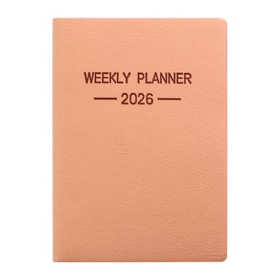 A7 Mini Notebook Organizer Planner Daily Diary Travel Journal with 64 Pages, Compact Lightweight, Multi-function Writing Notebook for Work, Home, and On-the-Go