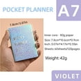 A7 Mini Notebook Organizer Planner Daily Planner Notebook Travel Diary