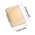 thumbnail image 1 of A7 Mini Portable Loose-Leaf Notebook Refillable, Pocket Size, 1 Pack, Paper Cover, 1 of 6