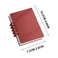 thumbnail image 1 of A7 Mini Portable Loose-Leaf Notebook Refillable, Pocket Size, 1 Pack, Paper Cover, 1 of 6