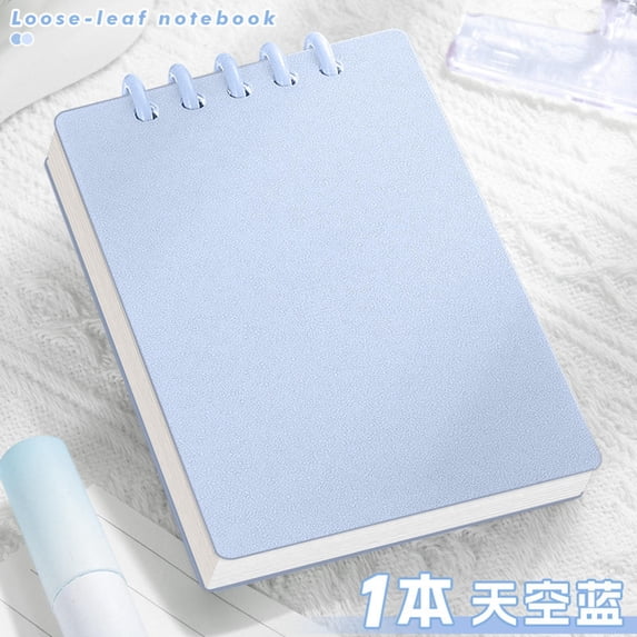 A7 Notebook Ins Portable English Word Book Loose Leaf Journal Notepad Pocket Memo Pad Small Stationery Back To School Supplies
