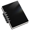 thumbnail image 1 of A7 Pocket Discbound Notebook, 4×2.8 inch Small Notepad, Refillable Mini Spiral Journal with Removable Lined Pages, Portable Poly Cover Disc Planner for Office Travel Note Taking Memo Recording, 1 of 5