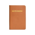 thumbnail image 1 of A7 Pocket Notebook Compact Portable Notebook Thick Leather Journal Small Mini Concise Notebook, 3x4in, 1 of 6