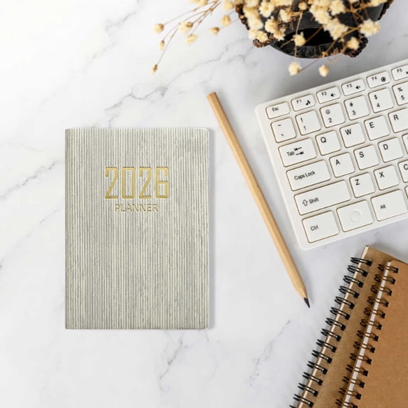 A7 Pocket Notebook & Daily Planner - 128 Pages Portable Travel Journal, 3.1x4.2in, for Stu-dent, Office, Home