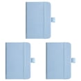 thumbnail image 1 of A7 Pocket Notebook with Pen Loop,3Pc Mini Journal with Elastic Band, 100 Sheets Lined Notebook, Portable Pocket Book, Compact Daily Writing Notebook for Quick Jotting, Travel Note Taking, Daily Use, 1 of 5