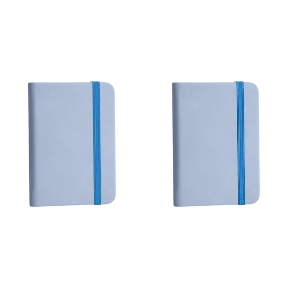 A7 Pocket Notebook Without Pen Case, Thickened Softcover Sewn, 9 Color Wear Resistant Smooth Writing Journal, Code M