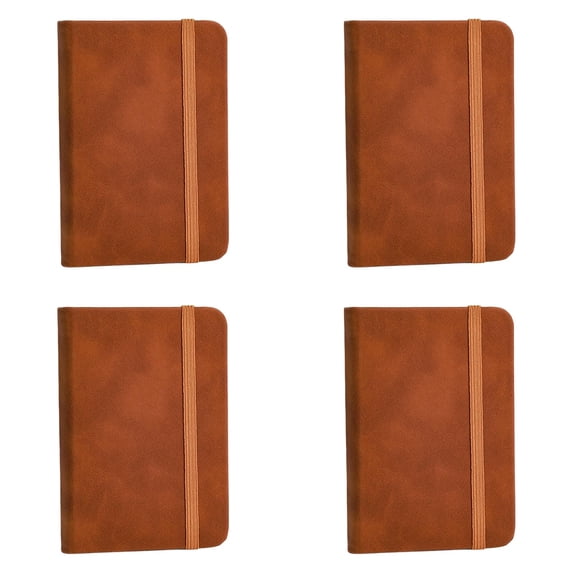 A7 Pocket Notebook Without Pen Case, Thickened Softcover Sewn, 9 Color Wear Resistant Smooth Writing Journal, Code Q