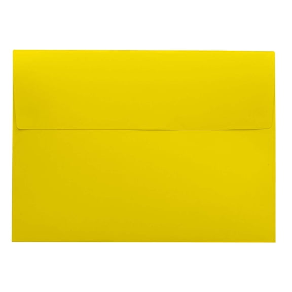 A7 Size Self-Adhesive Wedding Invite Envelopes Straight-Flap 80lbs (5 1/4 x 7 1/4) Stationary - 25 Pack & Colours Available