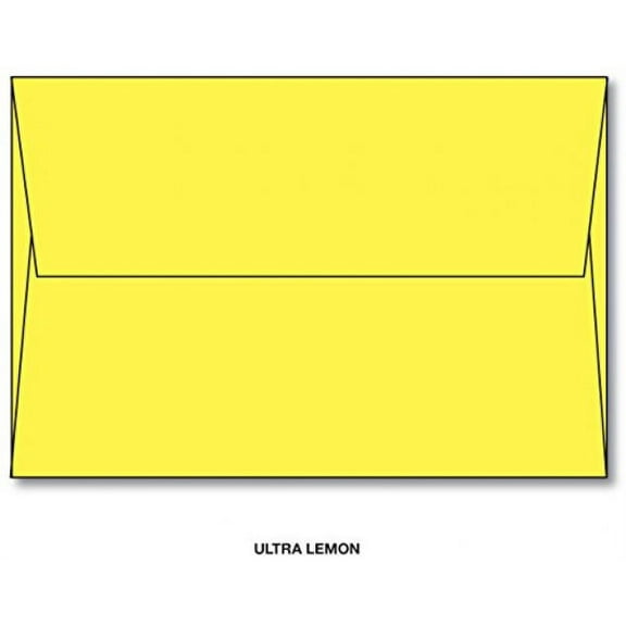 A7 Ultra Yellow Envelope - Size A7 (5 1/4 X 7 1/4) - 25 Envelopes Per Pack