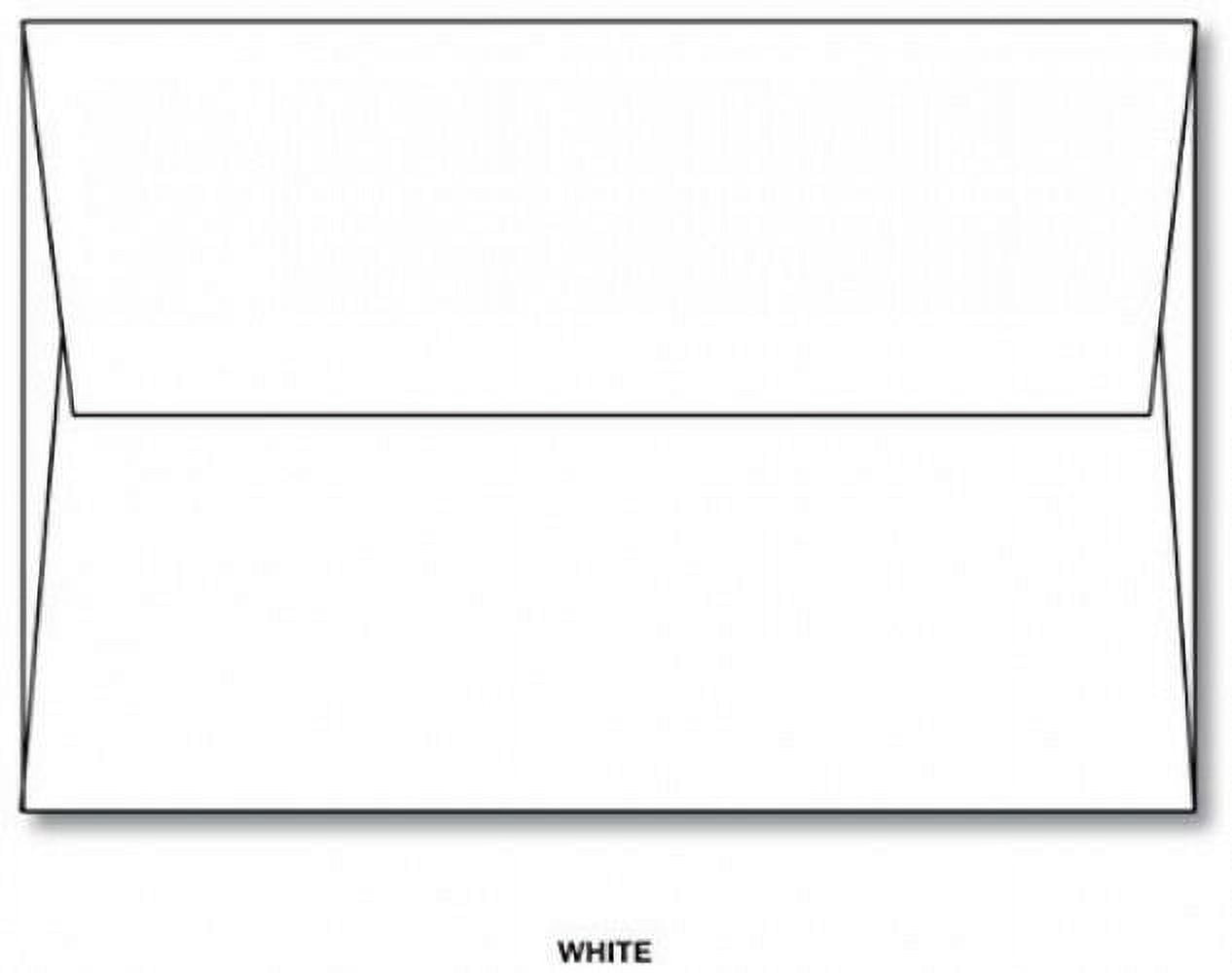 A7 White Envelopes Square Flap (5 1/4" X 7 1/4") 50 Pack