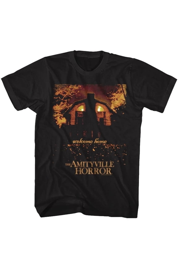 A723 - The Amityville Horror House Welcome Home Black Shirts