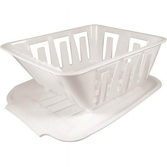 A77001 Mini Dish Drainer, White