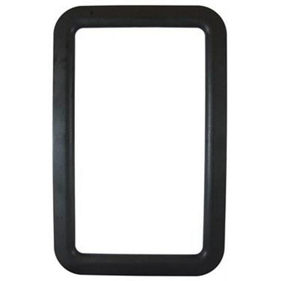 A77008 Exterior Entrance Door Window Frame, Black
