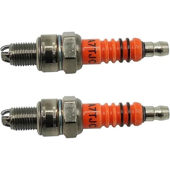 A7TJC Racing Spark Plug A7TC High Performance 3-Electrode Motorcycle Spark Plug for Thread Diameter 10mm(2pcs) Parts