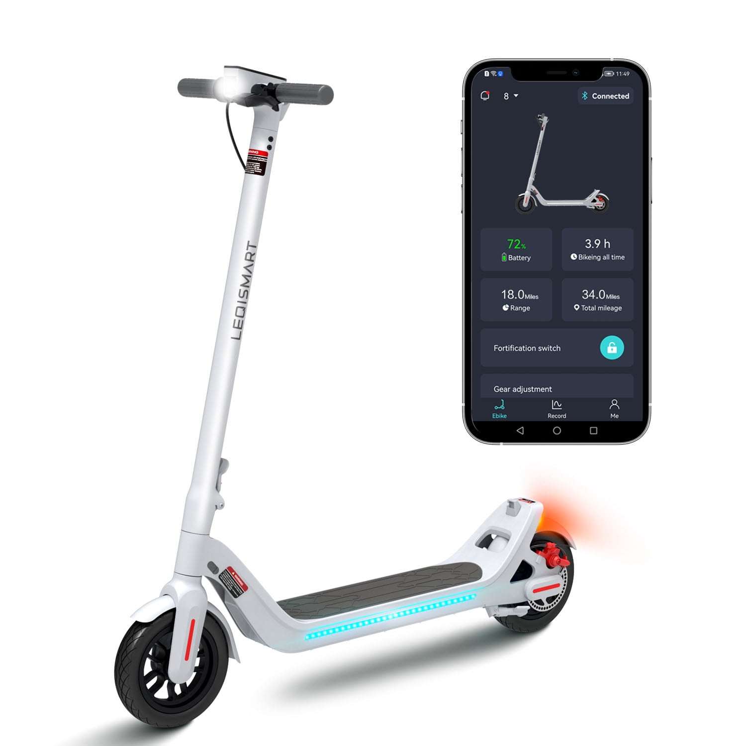 JOYOR S10S Dual Motor Electric Scooter, 2000W Motor Up to 37 MPH & 50 Miles  Ranges, 10 Off-Road Tires Commuter Electric Scooter 