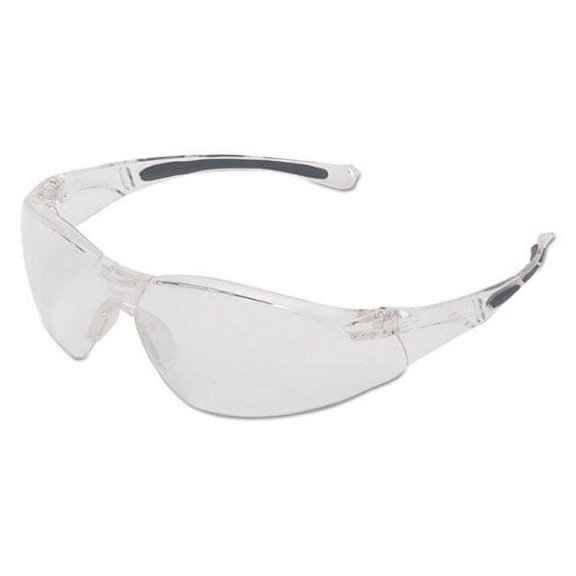 A800 Series Safety Eyewear, Anti-Scratch, Clear Frame, Clear Lens | Bundle of 10 Each