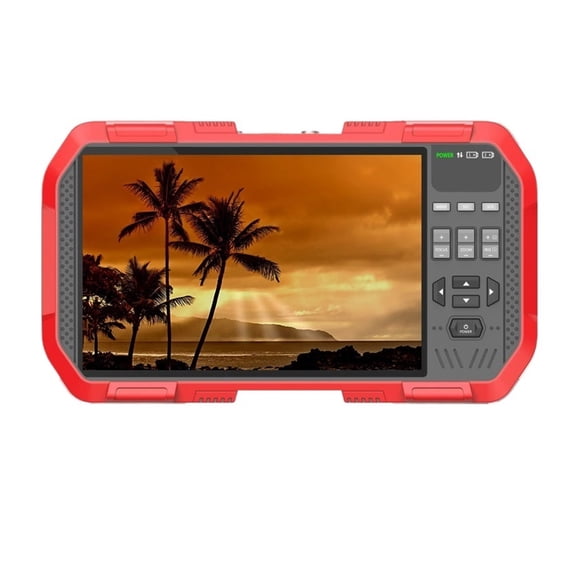 A82 7 Inch H.265 CCTV Network Tester 4K HD IP TVI CVI AHD CVBS CCTV Camera Tester Monitor TDR Cable Test Multimeter