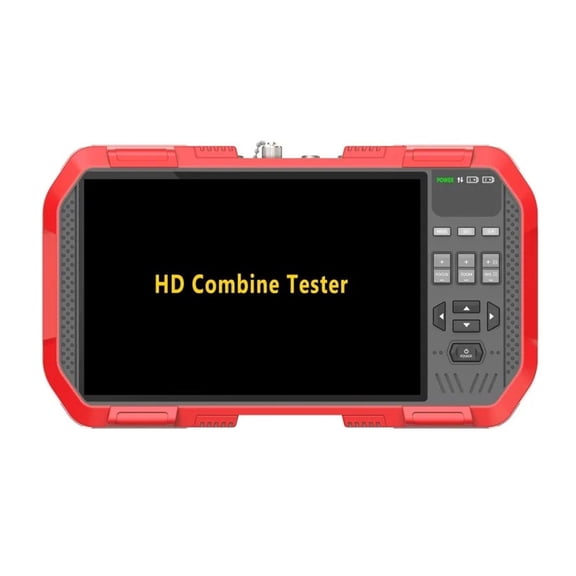 A86 A82 5 In 1 H.265 4K HD 7" IP CCTV Tester Monitor AHD CVI TVI CVBS Camera Test 8MP Input Multimeter Optical Fiber ,Full Features Tester