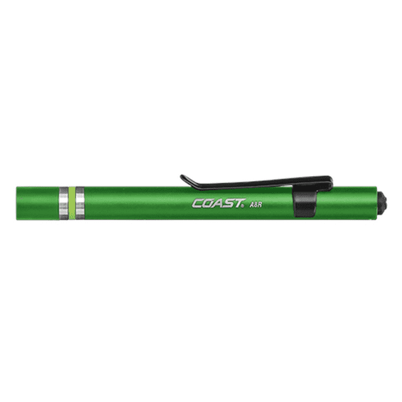 A8R RECHARGEABLE FLASHLIGHT GREEN BODY IN GIFT BOX