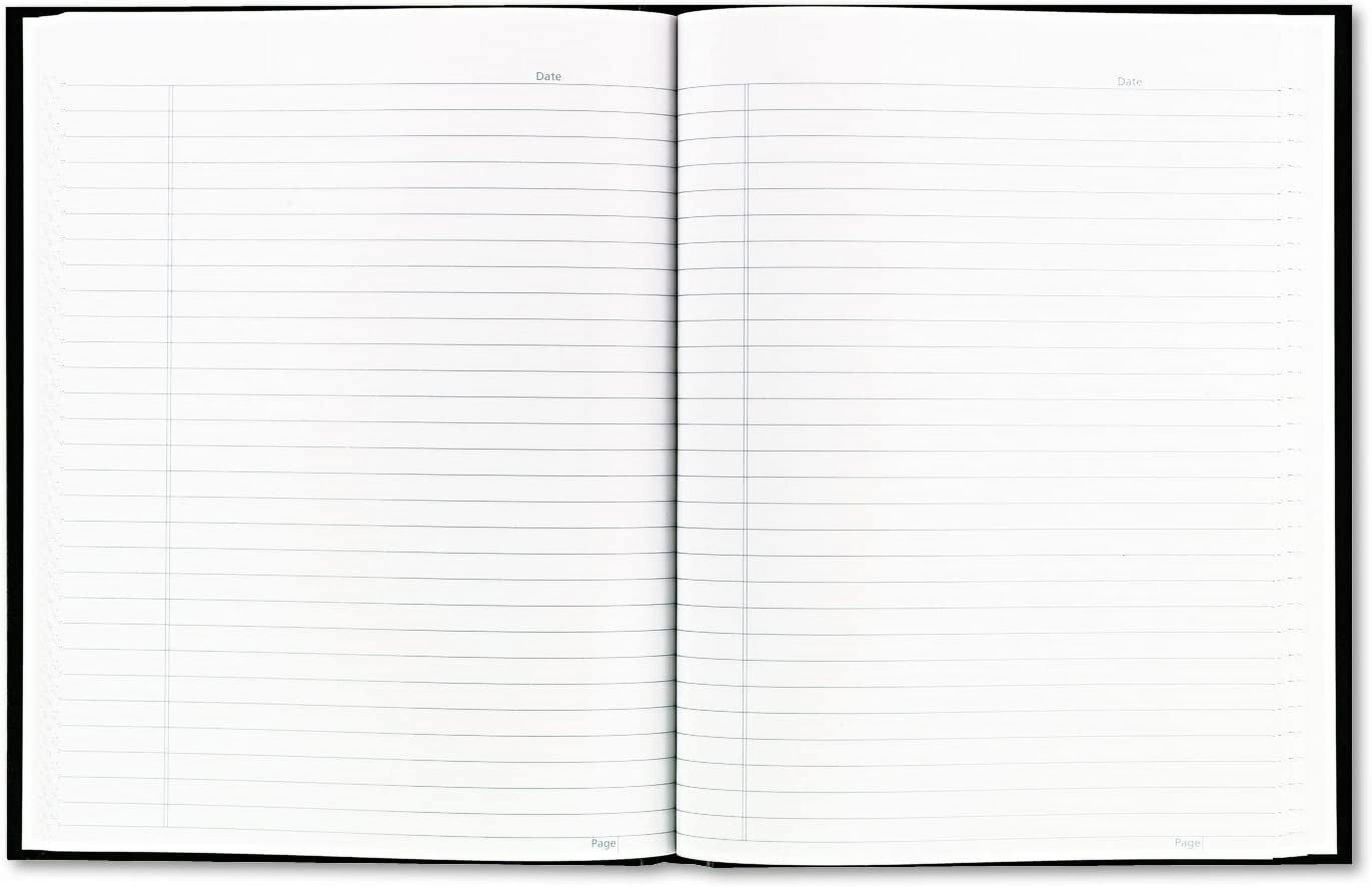 A9 Business Notebook W/Black Cover College Rule 91/4 X 71/4 192