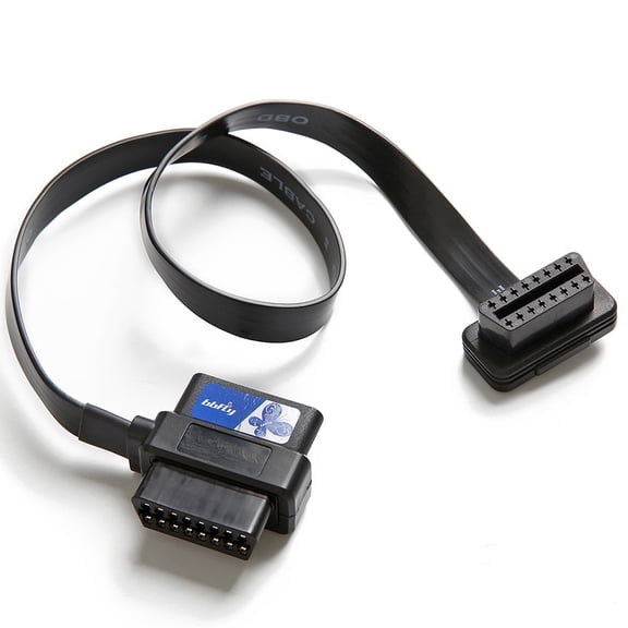 A9 OBD II OBD2 16 Pin Splitter Extension 1x Male and 2X Female Cable Adapter (2FT/60CM)