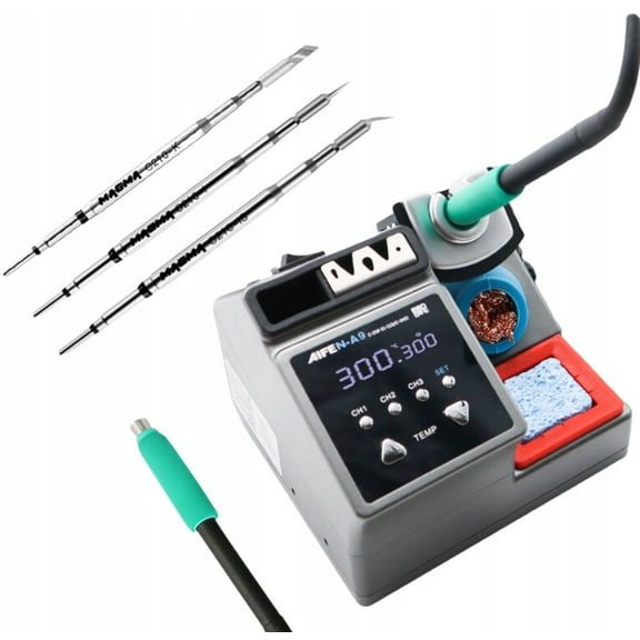 A9 constant temperature soldering station mobile phone repair 120W high power industrial electric soldering iron suitable for JBC210 electric soldering iron head