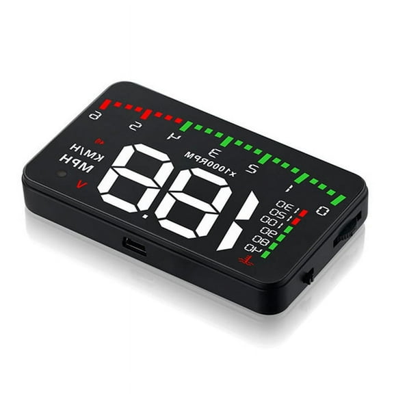 A900 OBD HUD Head Up Display Car Overspeed Warning Windshield Projector Water Temperature Voltage Tachometer RPM MPH