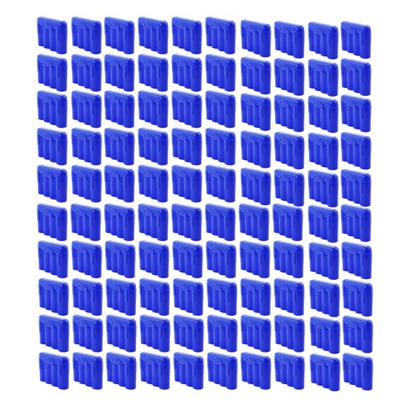 AA AAA CR123A Blue Battery Holder Storage Case 100 Cases