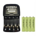 thumbnail image 1 of AA / AAA NiMH Smart Slim Travel Charger with USB Plug & 4 AAA NiMH Batteries (900 mAh), 1 of 1
