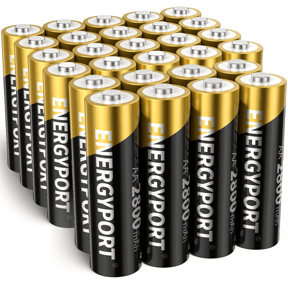 AA Batteries Rechargeable Double A 2800mAh High Capacity Pre-charged Ni-MH AA Batteries (28 Pack)