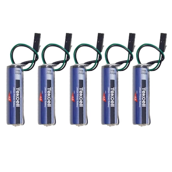 AA Batteries SB-AA11 3.6V Lithium Battery 2400mAh with Plug Long-Lasting Power 5-Pack