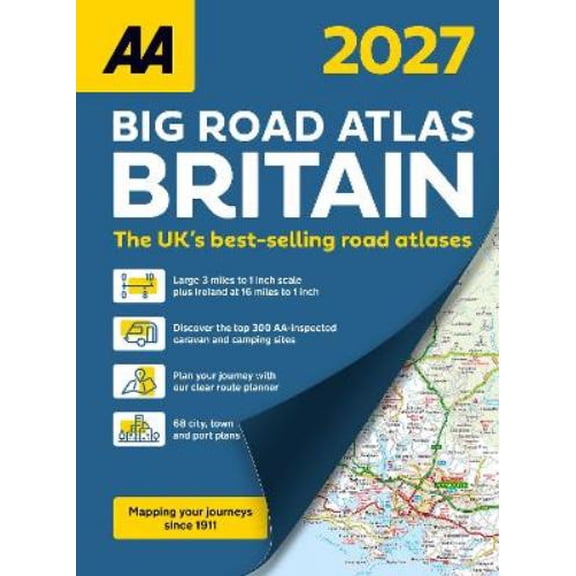 AA Big Road Atlas Britain 2027 (Paperback) AA Road Atlas