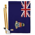 thumbnail image 1 of AA-CY-HS-140048-IP-BO-D-US18-AG 28 x 40 in. Cayman Islands Flags of the World Nationality Impressions Decorative Vertical Double Sided House Flag Set & Pole Bracket Hardware Flag Set, 1 of 1